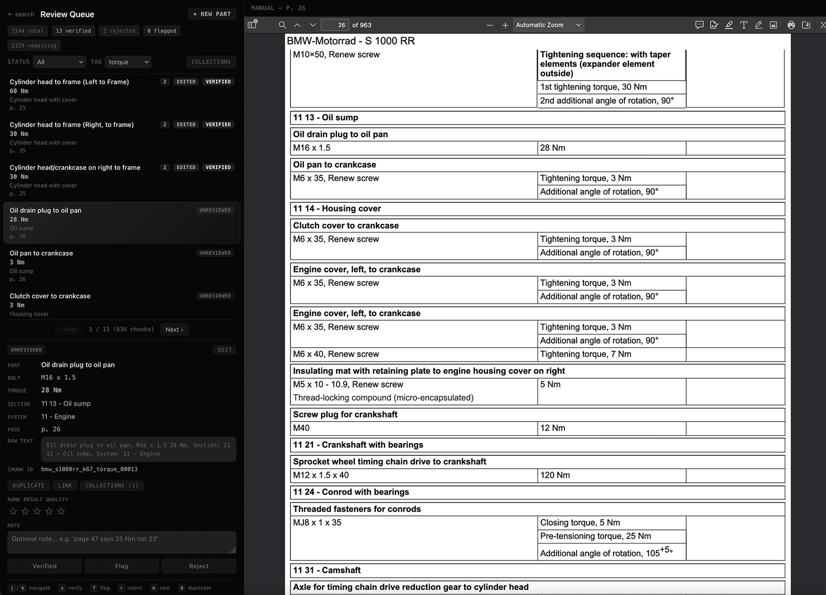 motoref review queue